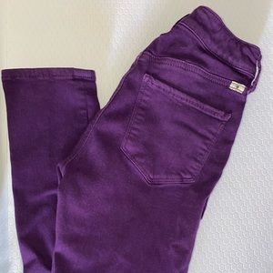 Lucky Brand Stretch Purple skinny Jeans